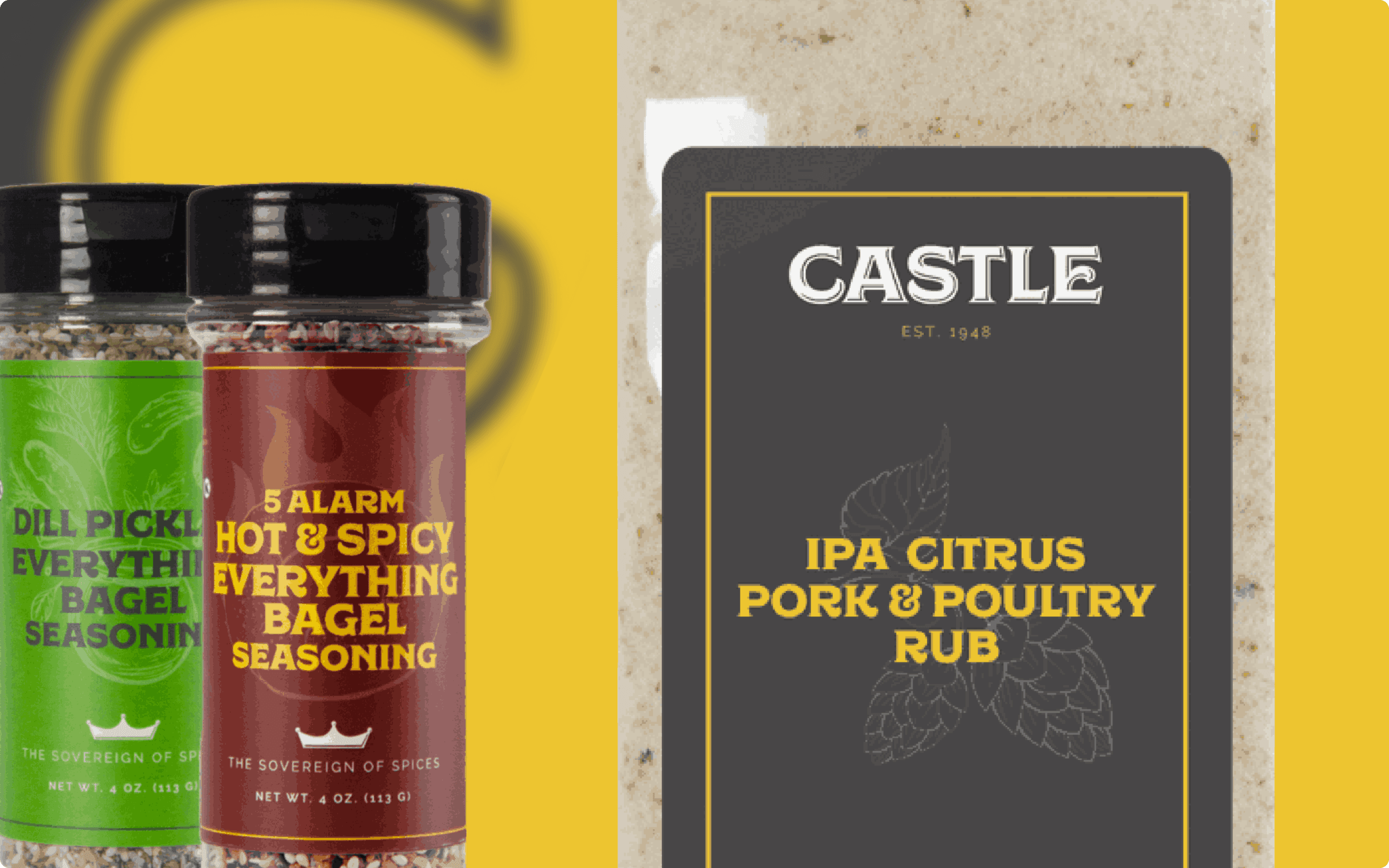 Castle Foods brand system overview