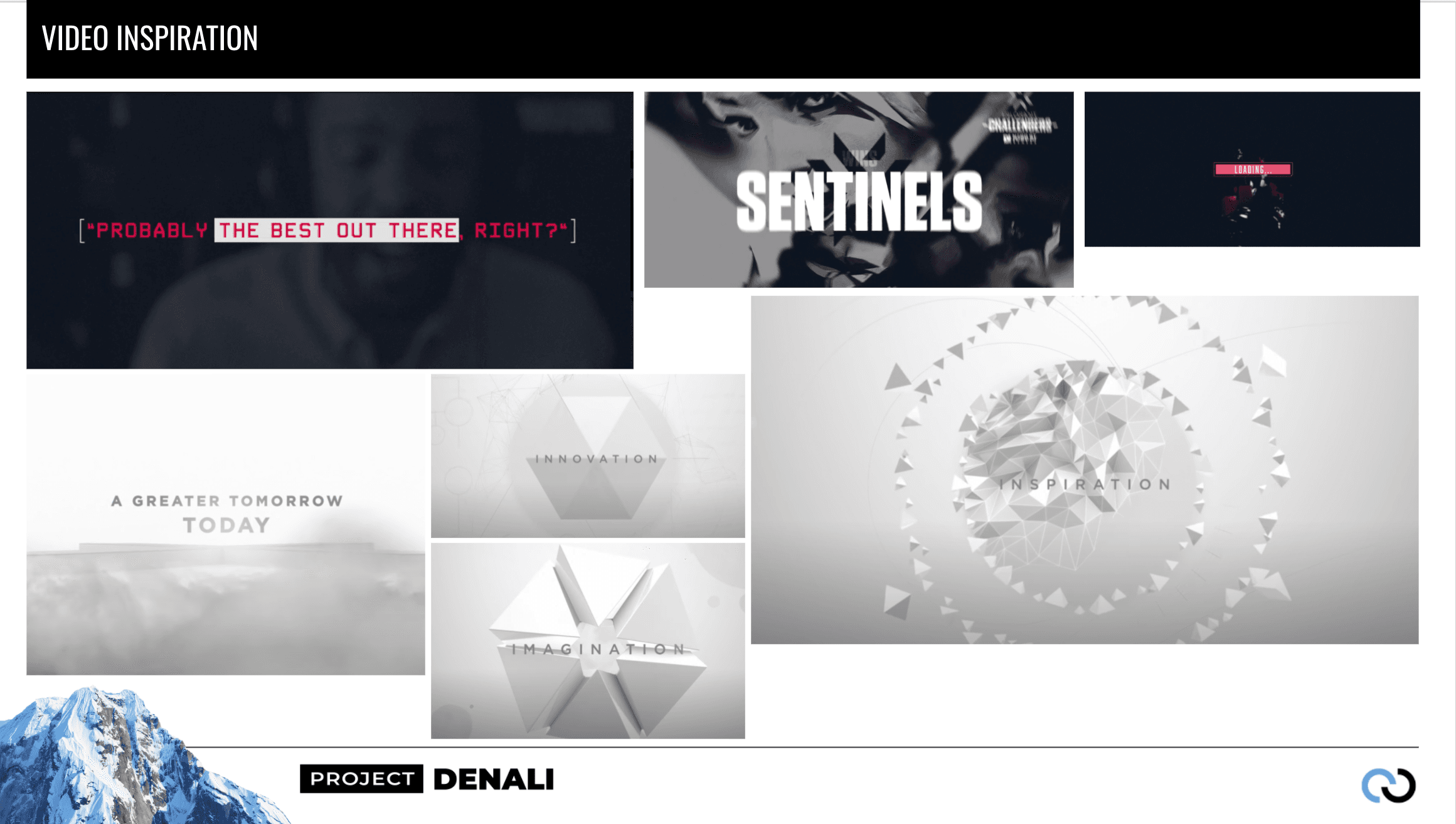 Project Denali brand visual world